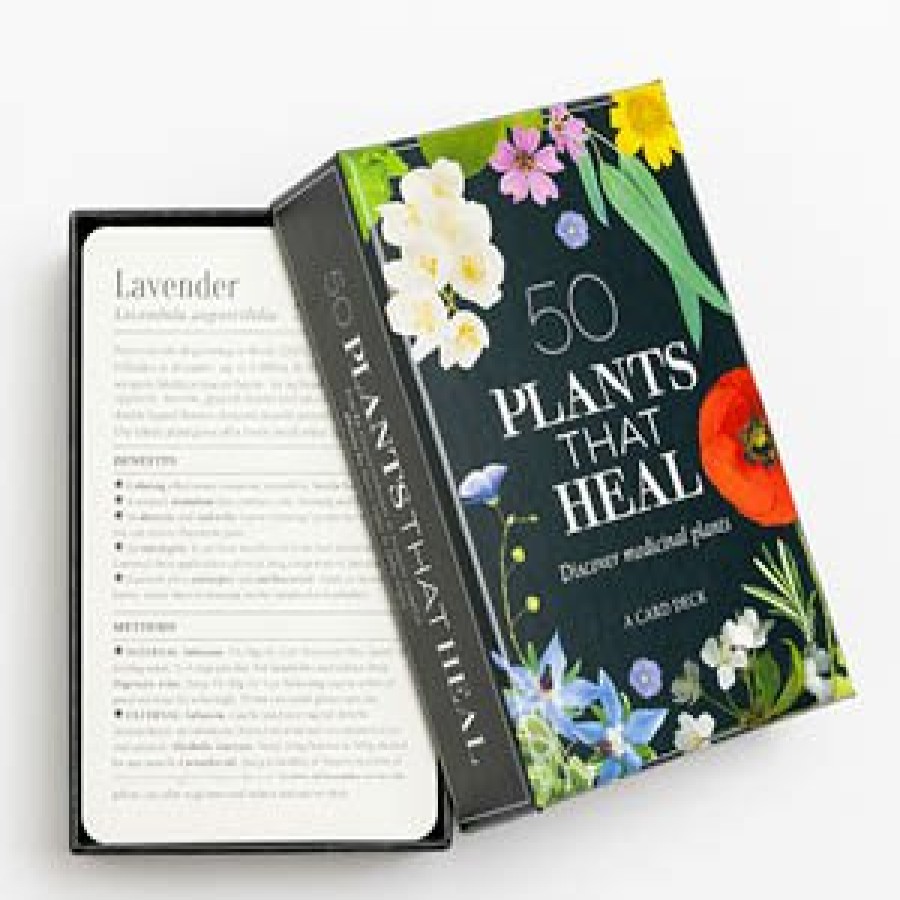 Wellbeing David and Charles | 50 Plants That Heal: Card Deck