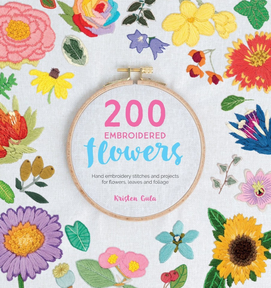 Craft David and Charles | 200 Embroidered Flowers