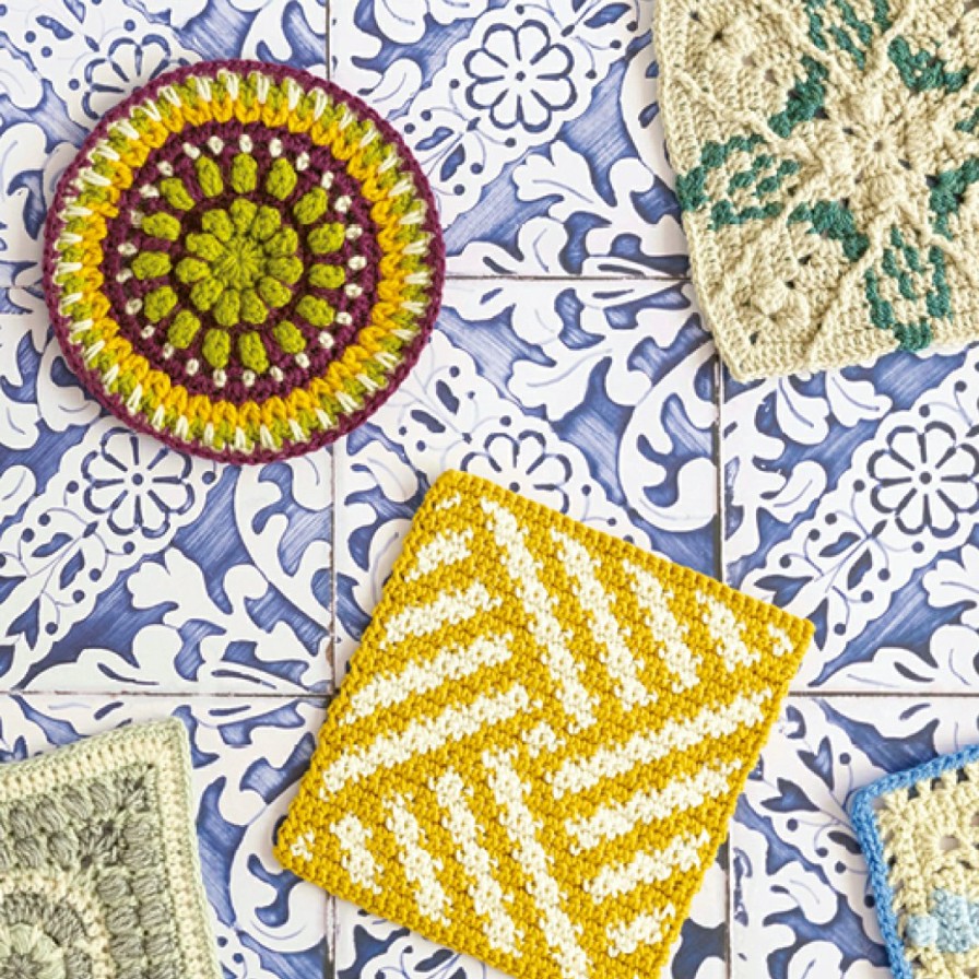 Craft David and Charles | 100 Crochet Tiles