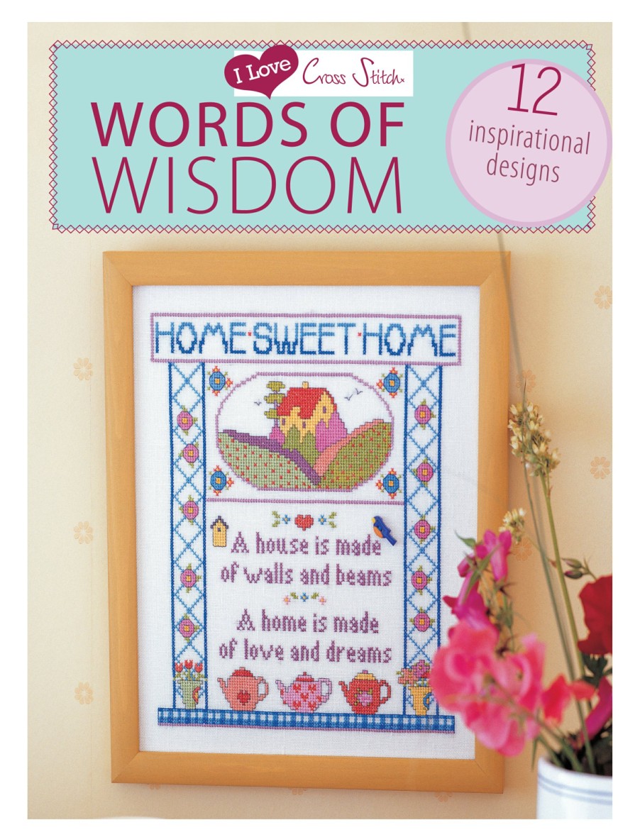 Craft David and Charles | I Love Cross Stitch Words Of Wisdom